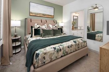 Ceiling fan in bedrooms and living rooms